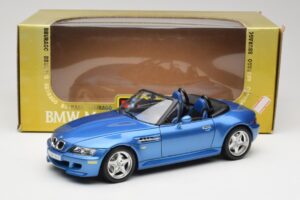 BMW Z3 E36 M Roadster Estoril Blue Bburago 1:18 3349-M1 Метал — снимка 8 от 8