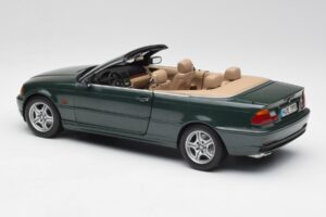 BMW 3 E46 Кабриолет Зелен Kyosho 1:18 80430009757 Метал — снимка 7 от 8