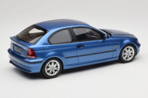 BMW 318ti E46 Compact Estoril Blue Otto 1:18 OT462 Смола — снимка 2 от 6