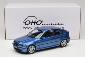 BMW 318ti E46 Compact Estoril Blue Otto 1:18 OT462 Смола — снимка 6 от 6