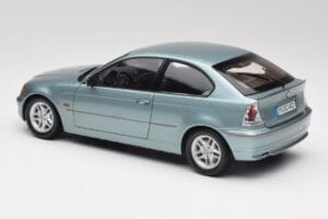 BMW 325Ti E46 Compact Светлосин Металик Kyosho 1:18 80430024439 Метал — снимка 7 от 8