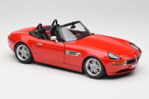 BMW Z8 E52 Червен Bburago 1:18 Z8001 Метал — снимка 6 от 8