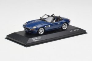 BMW Z8 E52 Топаз Синьо Minichamps 1:43 431028740 Метал — снимка 2 от 5