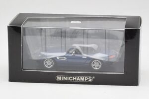 BMW Z8 E52 Топаз Синьо Minichamps 1:43 431028740 Метал — снимка 5 от 5