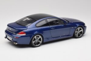 BMW M6 E63 Син Kyosho 1:18 80430413351 Метал — снимка 3 от 8