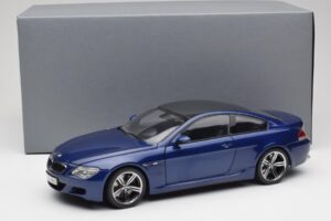 BMW M6 E63 Син Kyosho 1:18 80430413351 Метал — снимка 8 от 8
