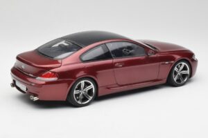 BMW M6 E63 Червен Kyosho 1:18 80430398134 Метал — снимка 3 от 8
