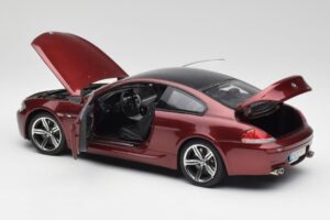 BMW M6 E63 Червен Kyosho 1:18 80430398134 Метал — снимка 5 от 8