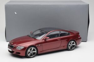 BMW M6 E63 Червен Kyosho 1:18 80430398134 Метал — снимка 8 от 8