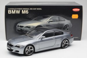 BMW M6 E63 Silver Сив Kyosho 1:18 08703GR Метал — снимка 8 от 8