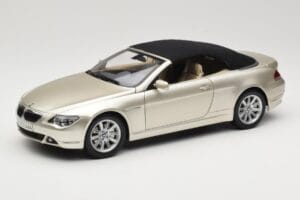 BMW 6 Series E64 Cabriolet Mineral Silver Metallic Kyosho 1:18 80430153437 Метал — снимка 3 от 9