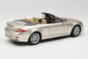 BMW 6 Series E64 Cabriolet Mineral Silver Metallic Kyosho 1:18 80430153437 Метал — снимка 4 от 9