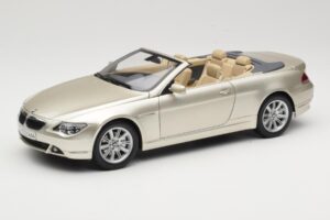 BMW 6 Series E64 Cabriolet Mineral Silver Metallic Kyosho 1:18 80430153437 Метал