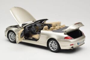 BMW 6 Series E64 Cabriolet Mineral Silver Metallic Kyosho 1:18 80430153437 Метал — снимка 6 от 9