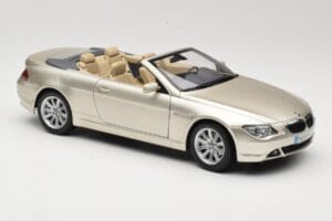 BMW 6 Series E64 Cabriolet Mineral Silver Metallic Kyosho 1:18 80430153437 Метал — снимка 7 от 9