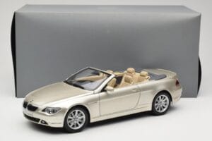 BMW 6 Series E64 Cabriolet Mineral Silver Metallic Kyosho 1:18 80430153437 Метал — снимка 9 от 9