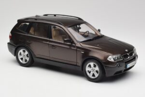 BMW X3 E83 3.0d Тъмнокафяв Металик Kyosho 1:18 80430300736 Метал — снимка 6 от 8