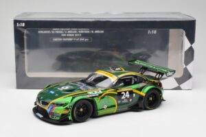 BMW Z4 E89 GT3 #24 Saudi Falcons K. Al Faisal / A. Binladen Dubai 24 Hours 2013 Minichamps 1:18 151132324 Метал — снимка 6 от 6