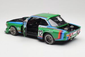BMW 3.5 CSL E9 Gruppe 5 #12 H. Quester / G. Nilsson Zeltweg Winner 1976 Minichamps 1:18 180762012 Метал — снимка 5 от 8