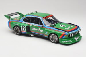 BMW 3.5 CSL E9 Gruppe 5 #12 H. Quester / G. Nilsson Zeltweg Winner 1976 Minichamps 1:18 180762012 Метал — снимка 6 от 8