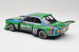 BMW 3.5 CSL E9 Gruppe 5 #12 H. Quester / G. Nilsson Zeltweg Winner 1976 Minichamps 1:18 180762012 Метал — снимка 7 от 8