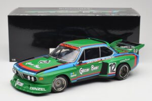 BMW 3.5 CSL E9 Gruppe 5 #12 H. Quester / G. Nilsson Zeltweg Winner 1976 Minichamps 1:18 180762012 Метал — снимка 8 от 8