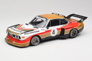 BMW 3.5 CSL E9 Gruppe 5 #4 J. Fitzpatrick / T. Walkinshaw Silverstone Winner 1976 Minichamps 1:18 180762004 Метал