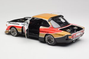 BMW 3.5 CSL E9 Gruppe 5 #4 J. Fitzpatrick / T. Walkinshaw Silverstone Winner 1976 Minichamps 1:18 180762004 Метал — снимка 5 от 8