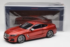 BMW M850i G15 Оранжев Металик Norev 1:18 183285 Метал — снимка 8 от 8
