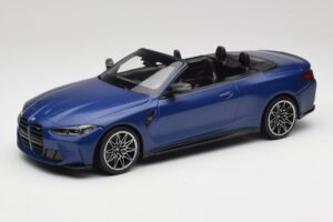 BMW M4 G82 Кабриолет Frozen Portimao Blue Minichamps 1:18 155021030 Метал