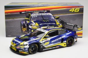 BMW M4 GT3 G82 #46 A. Farfus / V. Rossi Team WRT 24 Hours of Spa 2023 Minichamps 1:18 113232646 Метал — снимка 8 от 8