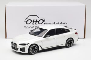 BMW i4 M50 G26 Mineral Бяло Металик Otto 1:18 OT1074 Смола — снимка 6 от 6
