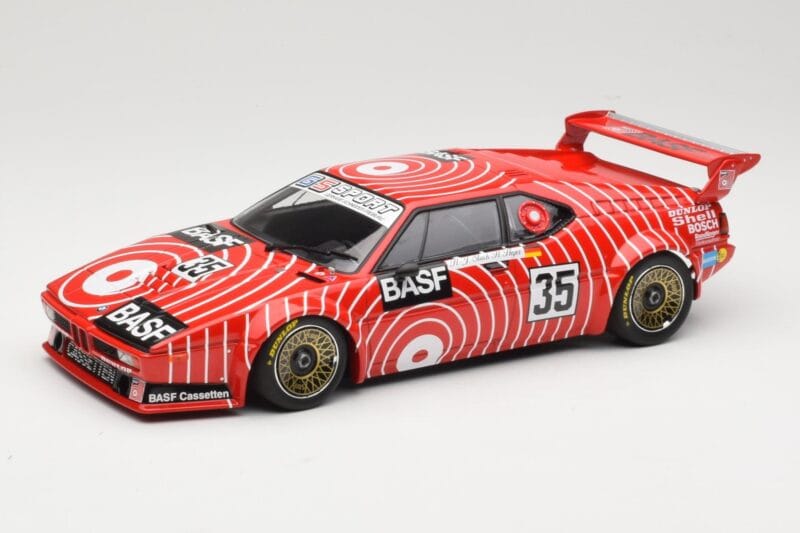 BMW M1 BASF GS Sport #35 H-J. Stuck / H. Heyer 6 Hours of Silverstone 1981 Minichamps 1:18 155812935 Метал
