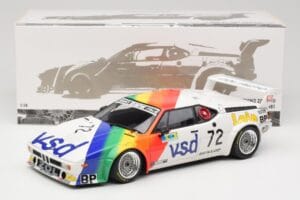 BMW M1 #72 BMW France Zol Auto B. Rousselot / J. Servanin 24 Hours of Le Mans 1981 Minichamps 1:18 180812972 Метал — снимка 2 от 8