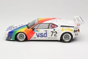 BMW M1 #72 BMW France Zol Auto B. Rousselot / J. Servanin 24 Hours of Le Mans 1981 Minichamps 1:18 180812972 Метал — снимка 4 от 8