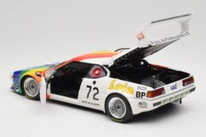 BMW M1 #72 BMW France Zol Auto B. Rousselot / J. Servanin 24 Hours of Le Mans 1981 Minichamps 1:18 180812972 Метал — снимка 5 от 8