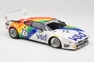 BMW M1 #72 BMW France Zol Auto B. Rousselot / J. Servanin 24 Hours of Le Mans 1981 Minichamps 1:18 180812972 Метал — снимка 6 от 8