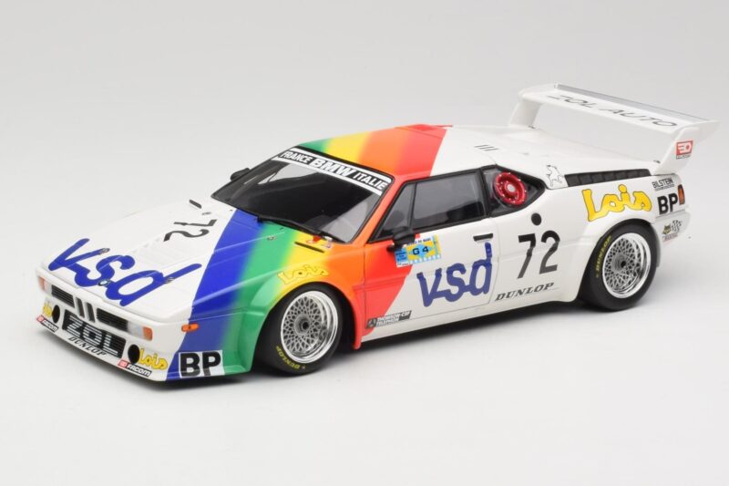 BMW M1 #72 BMW France Zol Auto B. Rousselot / J. Servanin 24 Hours of Le Mans 1981 Minichamps 1:18 180812972 Метал