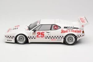 BMW M1 #25 Red Lobster D. Cowart / K. Miller LA Times GP Riverside 1981 Minichamps 1:18 180812925 Метал — снимка 4 от 8