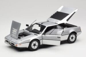 BMW M1 Сребрист Металик Norev 1:18 183226 Метал — снимка 2 от 8