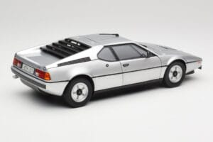 BMW M1 Сребрист Металик Norev 1:18 183226 Метал — снимка 3 от 8