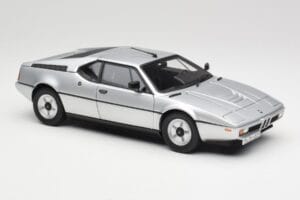 BMW M1 Сребрист Металик Norev 1:18 183226 Метал — снимка 6 от 8