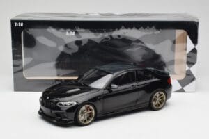 BMW M2 CS F87 Черен Металик Със Златни Джанти Minichamps 1:18 155021021 Метал — снимка 6 от 6