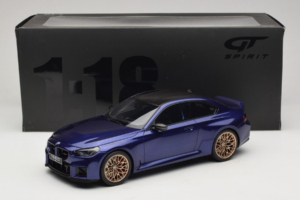 BMW M2 G87 CS Синьо Metallic GT Spirit 1:18 GT552 Смола — снимка 6 от 6