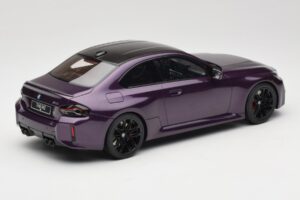 BMW M2 G87 Twilight Purple GT Spirit 1:18 GT946 Смола — снимка 2 от 6