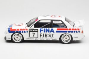 BMW M3 E30 #7 Fina J. Cecotto DTM 1992 AUTOart 1:18 89246 Метал — снимка 3 от 7