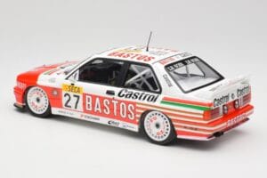 BMW M3 E30 #27 Bigazzi Team S. Soper / A. Hahne 4th Place 24 Hours of Spa 1990 Minichamps 1:18 155902027 Метал — снимка 5 от 6