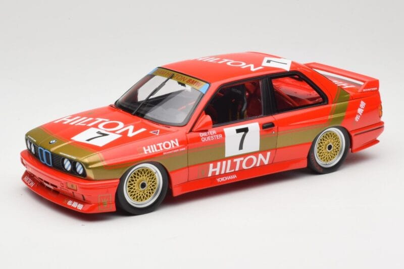BMW M3 E30 #7 D. Quester 2nd Place Guia Race Macau 1987 Minichamps 1:18 155872007 Метал