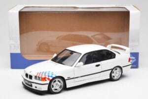 BMW M3 E36 Lightweight Бял Solido 1:18 S1803903 Метал — снимка 8 от 8