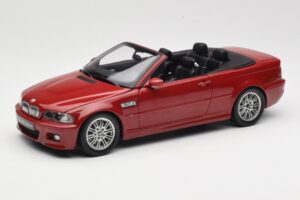 BMW M3 E46 Кабриолет Червен Kyosho 1:18 08505R Метал